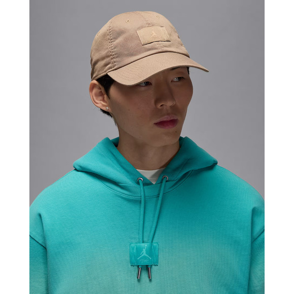 Jordan Club Cap Adjustable Nike M/L Hat Woven Hemp Jumpman Patch FD5181 240 NWT - Picture 4 of 6